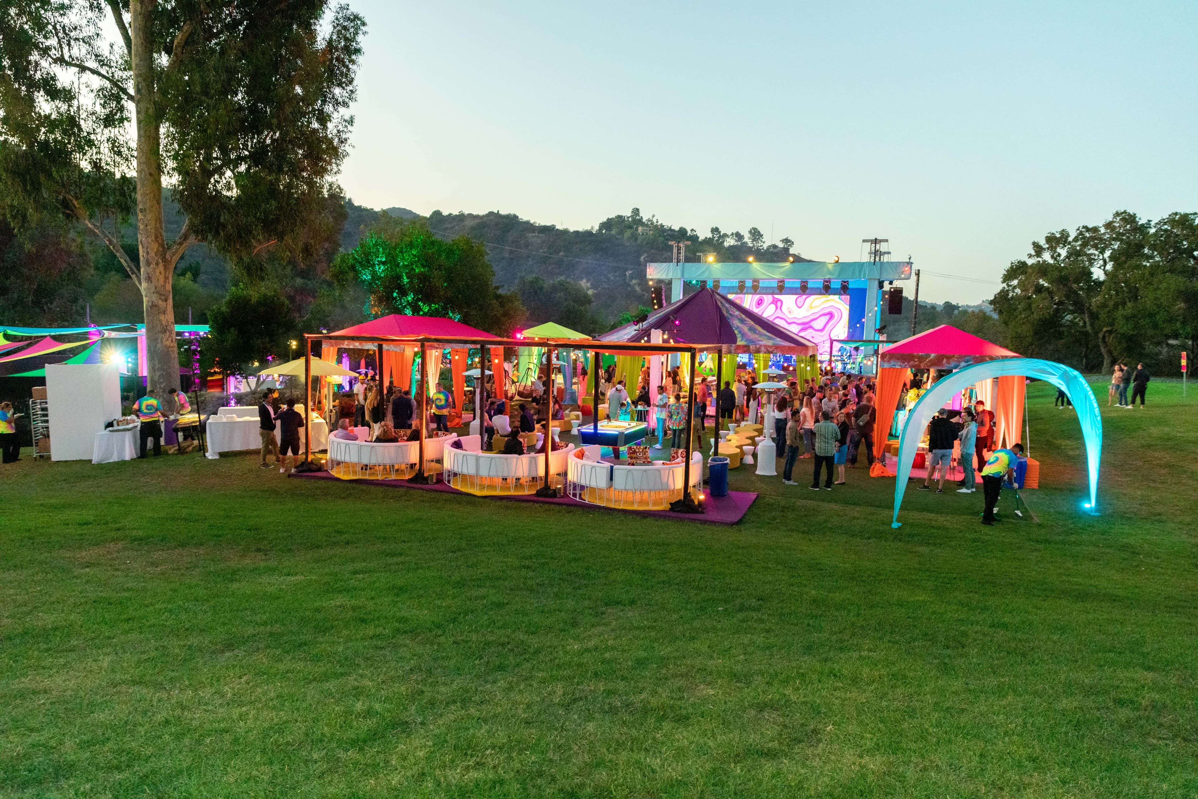 Tom Bercu Presents team producing a boutique event