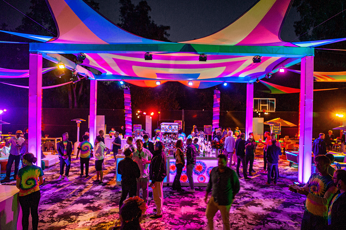 Guests immersed in a Tom Bercu Presents event experience