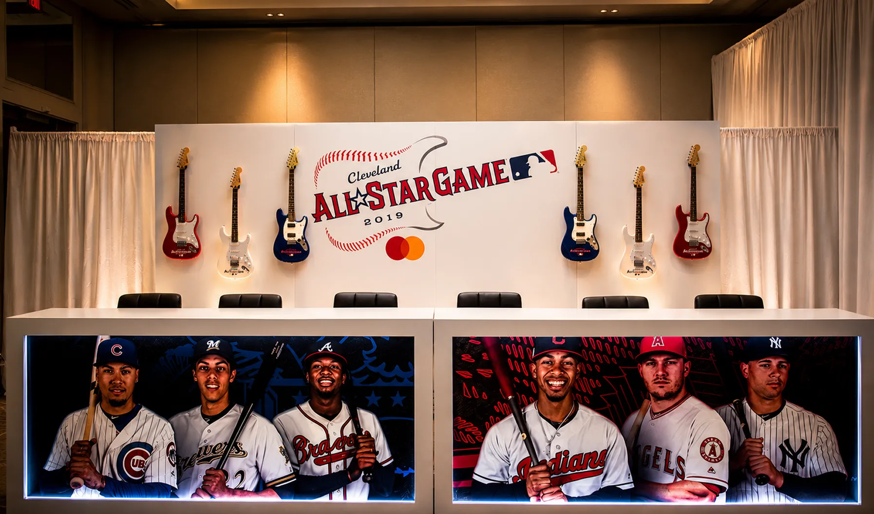 MLB branded lounge produced by Tom Bercu Presents